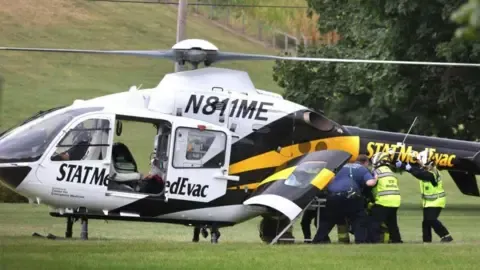 A group of police injured by gunfire in PA, with three in grave health status