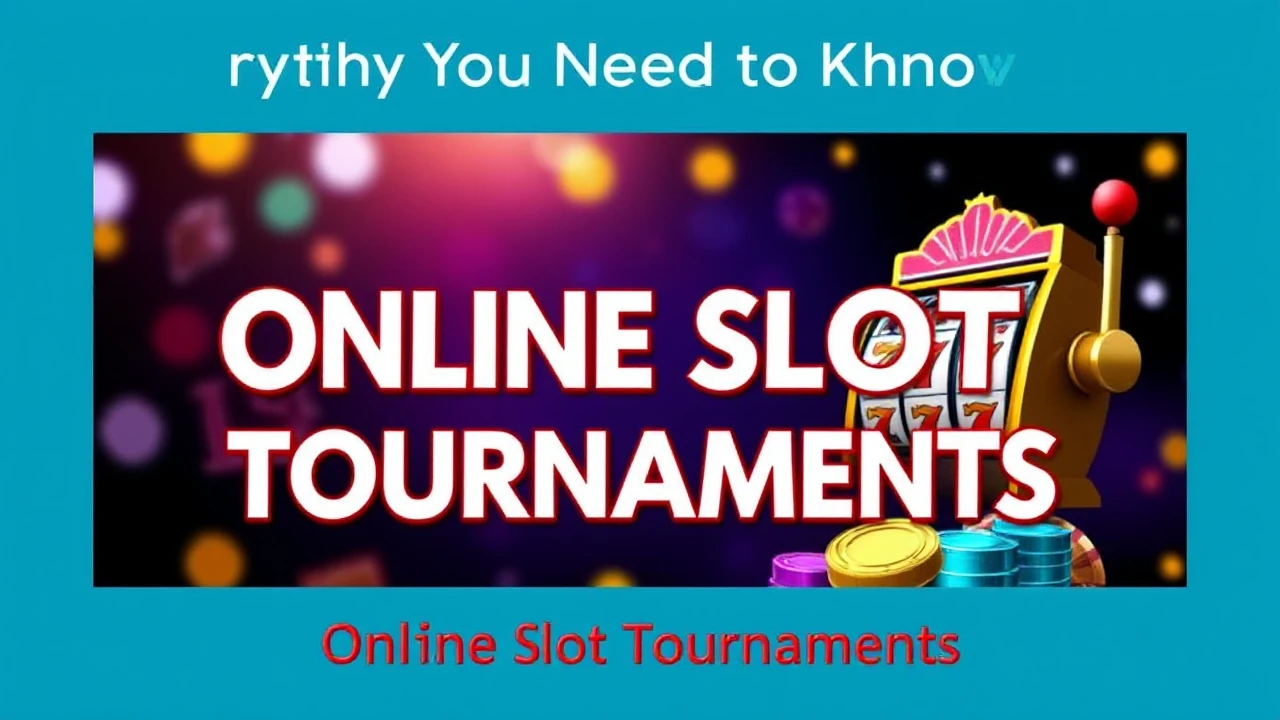 Everything You Need to Know Online Slot Tournaments: Exploring the Exciting World of Virtual Slot Tournaments