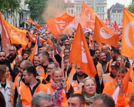 Nationwide Walkout Action Draws Massive Crowds Marching Across France